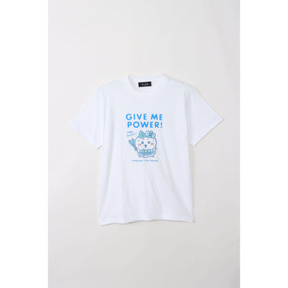 ちいかわ まじかるちいかわ Tシャツ GIVE ME POWER！！ ホワイト