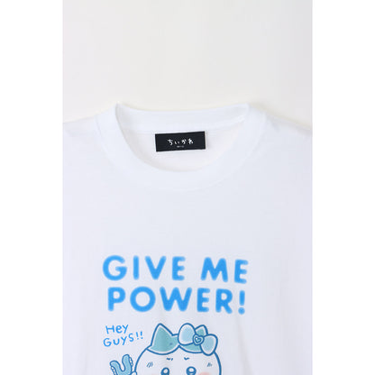 ちいかわ まじかるちいかわ Tシャツ GIVE ME POWER！！ ホワイト