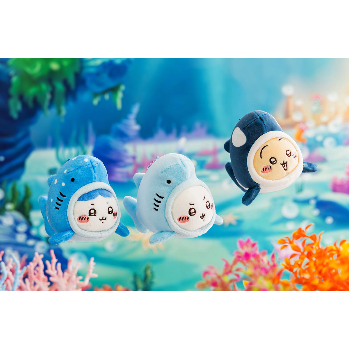 吉伊卡哇水族館 虎鯨兔子吊飾