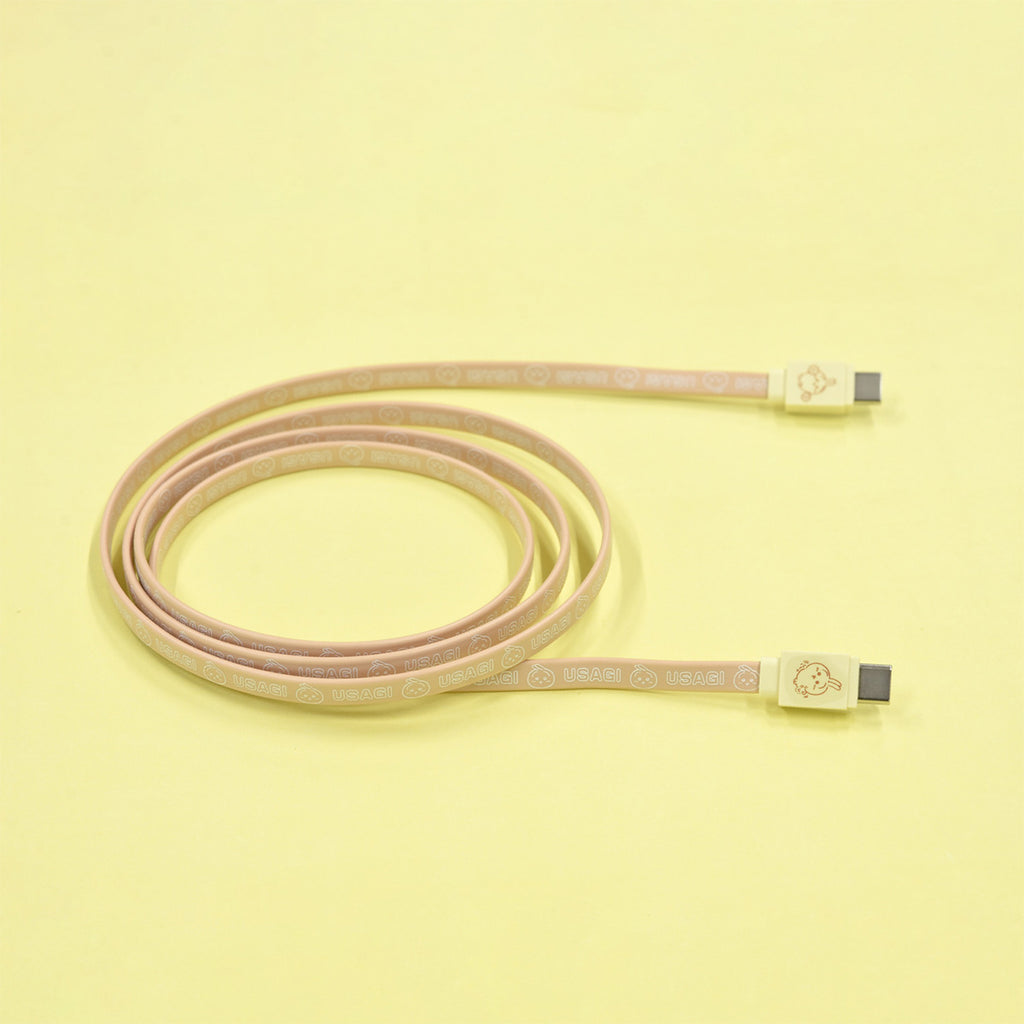 Chiikawa PD60W compatible USB2.0 Type-C cable (rabbit)