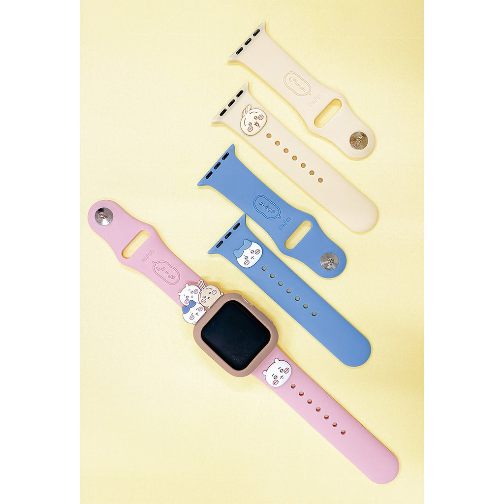 Chiikawa Apple Watch 41/40/38mm compatible silicon band (rabbit)