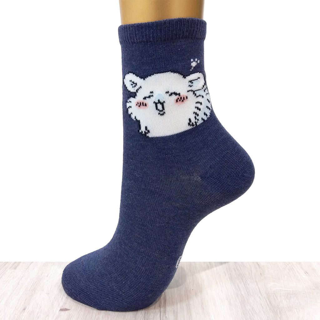 Chiikawa Crew Socks（Momonga Yogi）女士