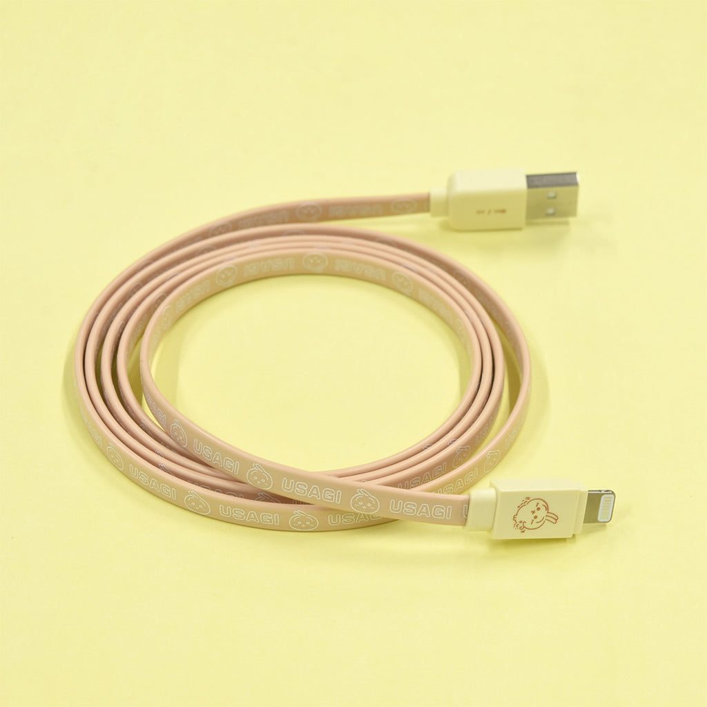 Chiikawa Lightning Compatible Sync & charging cable (rabbit)