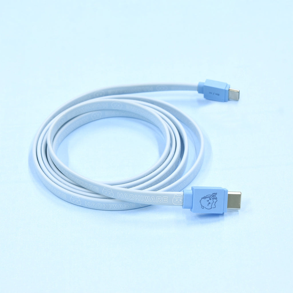 Chiikawa PD60W compatible USB2.0 Type-C cable (Hachiware)