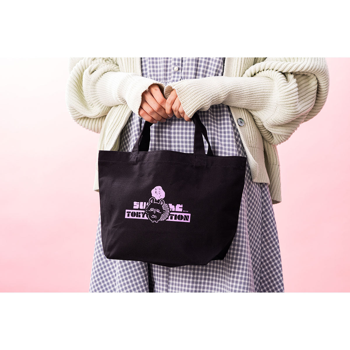 Chiikawa Tokyo Souvenir Lunch-Sized Tote Bag (Momonga)