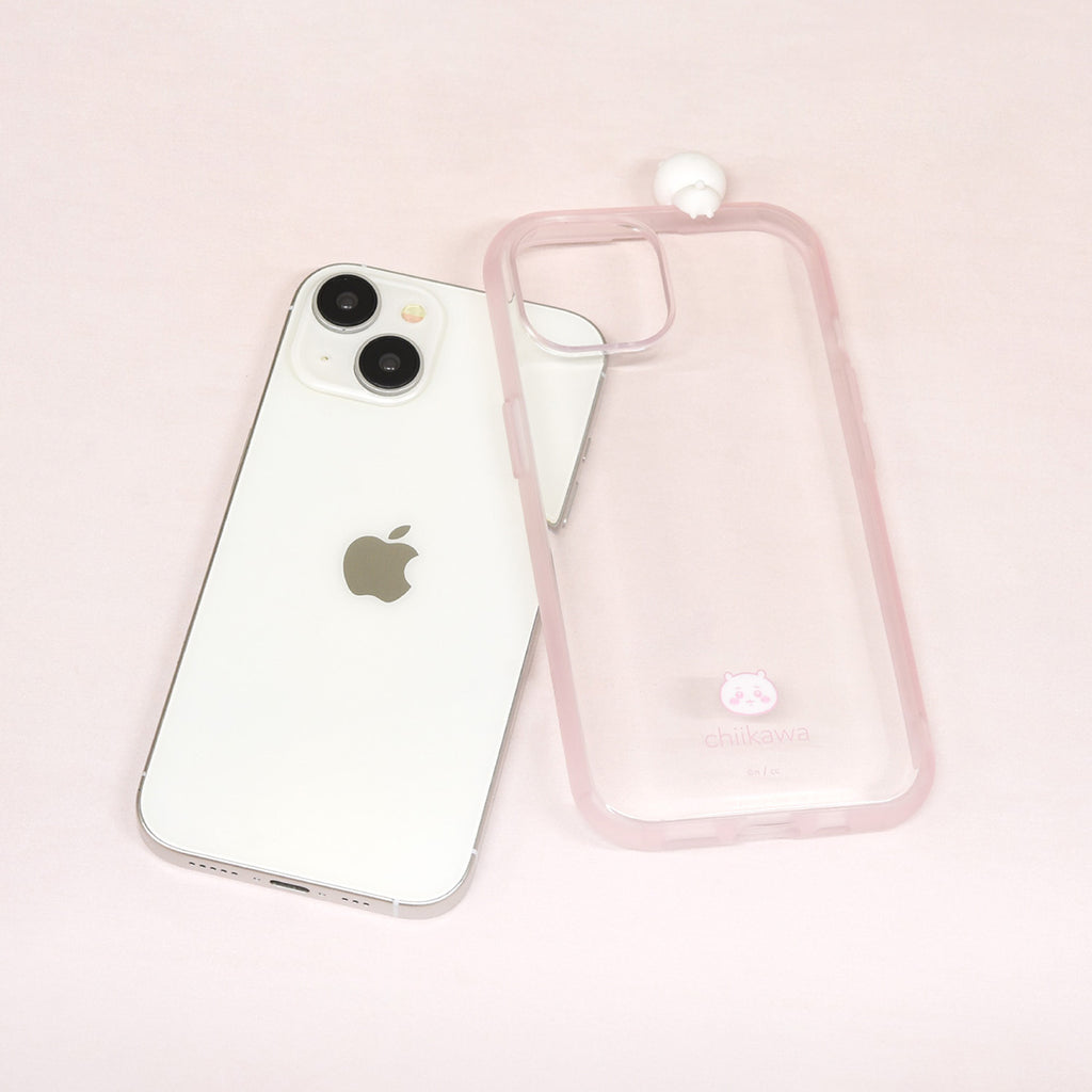 Chiikawa Frame IIIFIT Clear iPhone compatible case (Chikawa)