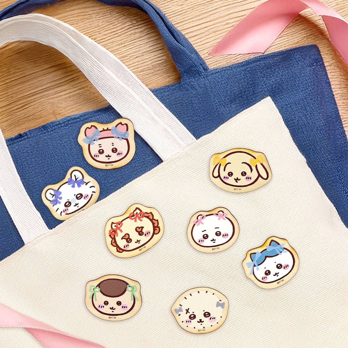 ちいかわ ウッドバッジ（ハチワレ2）
