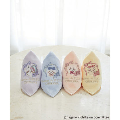 【预订】吉伊卡哇 Maison de FLEUR 刺绣毛巾手帕（哈奇喵）【2025年3月中旬起依次发货（若延期发货也不可取消）】【不可与普通商品同时购买、不可指定配送日期】【不参与促销活动】
