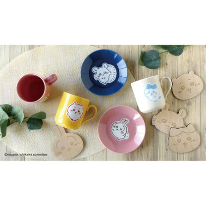 Chiikawa Mug with Coaster (Hachiware)