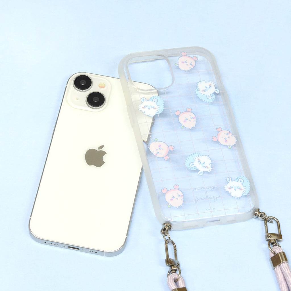 Chiikawa IIIFIT LOOP iPhone compatible case (Momonga & used bookstore total pattern)