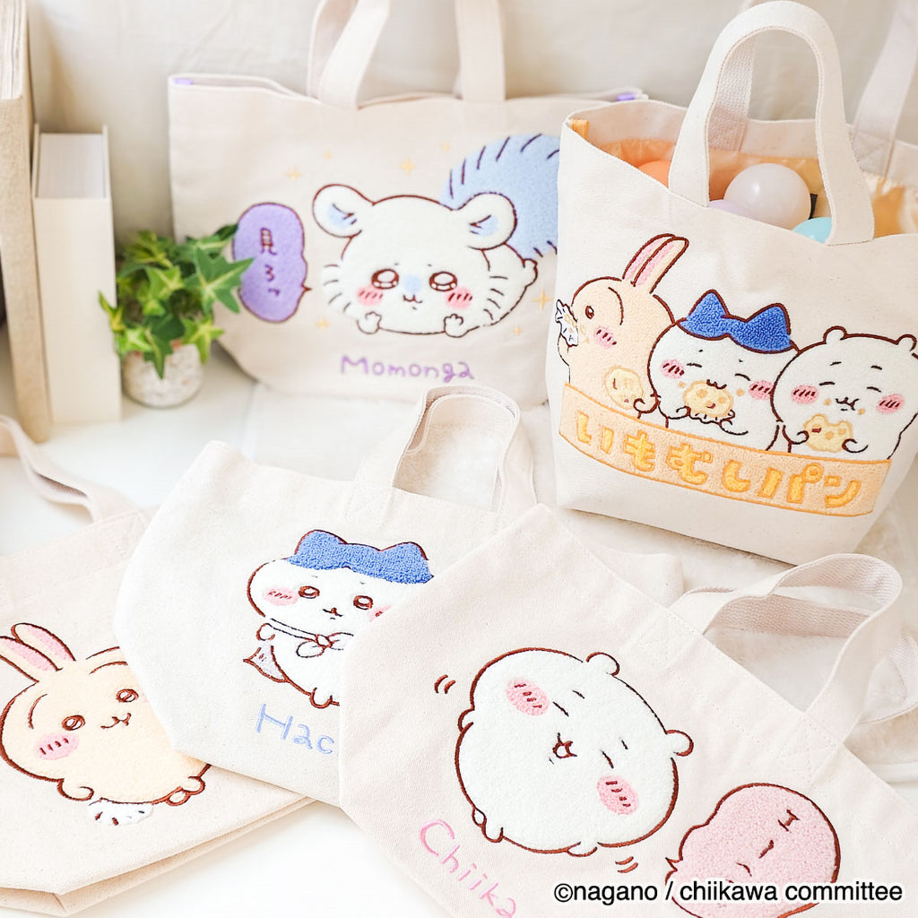 Chiikawa Sagara tote bag (Momonga）