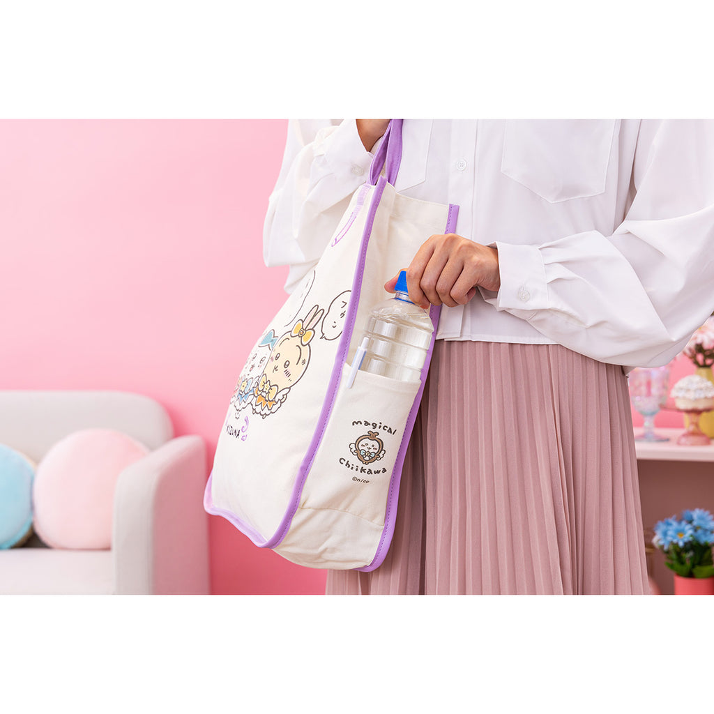 Chiikawa super magical tote bag with embroidery that has been caught