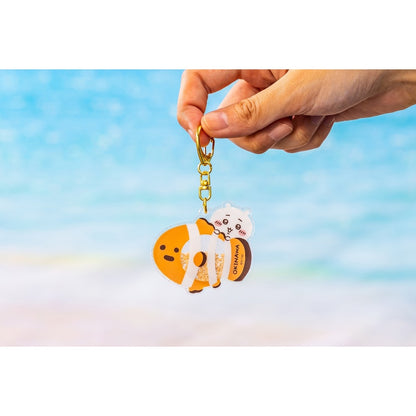 ちいかわ シーサーのおみやげやさん シャカシャカキーホルダー（くりまんじゅう）