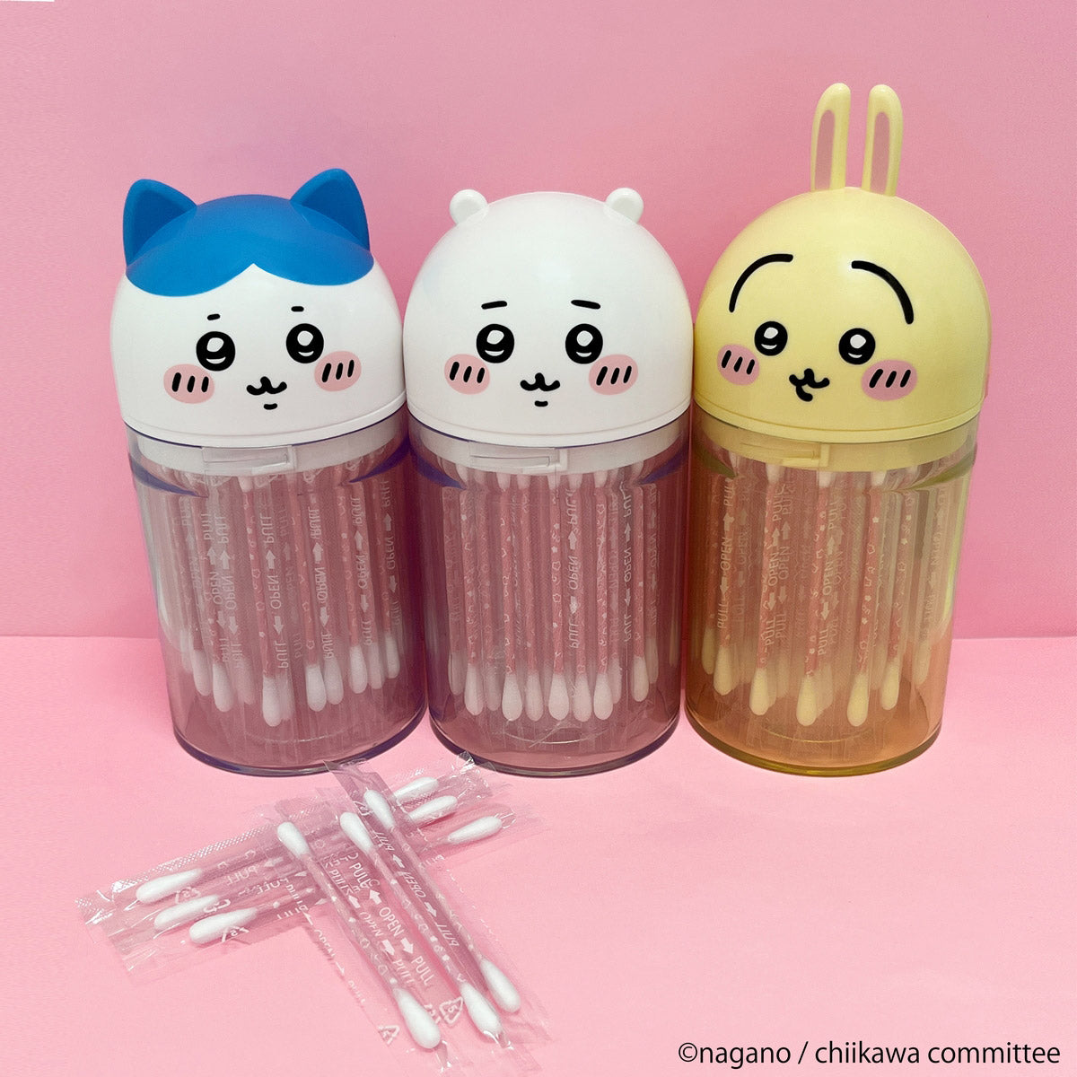 Chiikawa Pac-Kun Cotton Swabs (Hachiware)