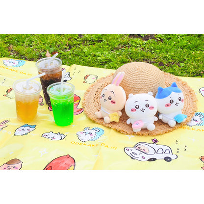 ちいかわ お出かけ楽しみ！な お座りミニぬいぐるみ（ハチワレ）