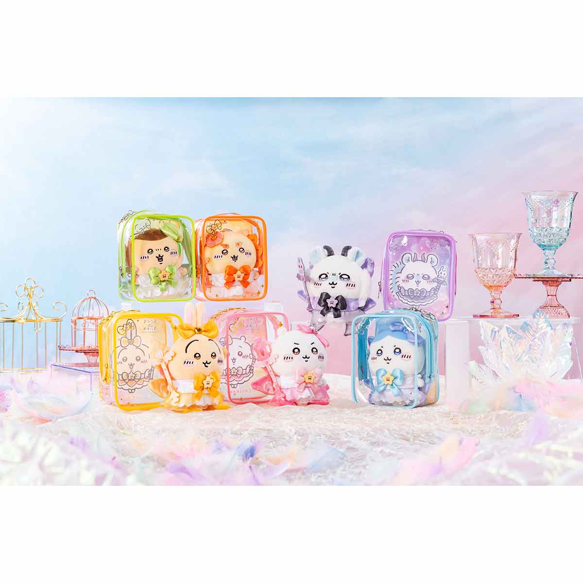 Chiikawa Super Magical Chiikawa Mascot-Friendly Clear Pouch (Usagi)