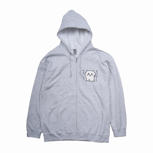 Chiikawa Pose ZIP Hoodie Heather Gray