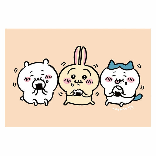 吉伊卡哇 明信片①三人肚子饿
