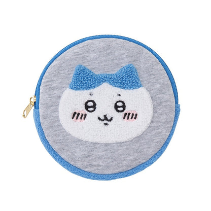 Chiikawa Sagara Embroidered Round Pouch (Hachiware)