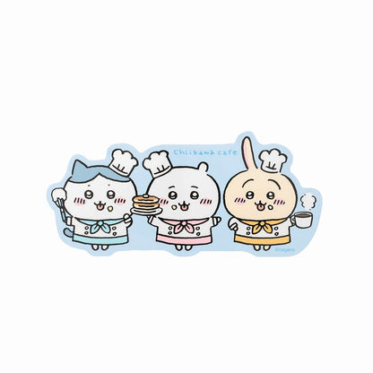 ちいかわカフェ ゆるカットビッグステッカー（コックさん）