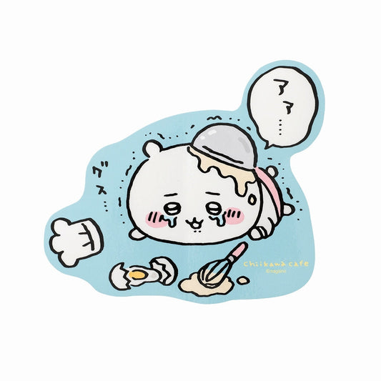 ちいかわカフェ ゆるカットビッグステッカー（転んじゃったコックさん）