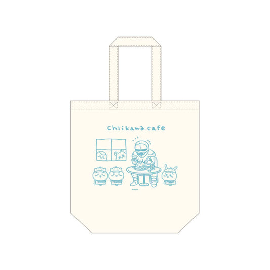 ちいかわカフェ コットントート（B）ブルー【１会計 ２個まで】