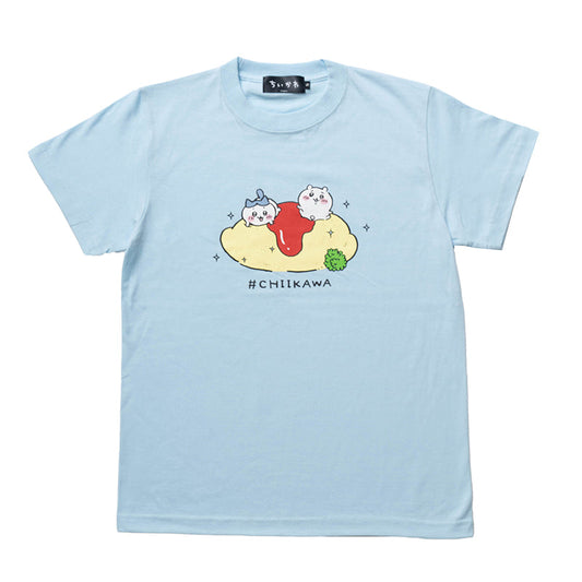 Chiikawa Omurice T-Shirt (Light Blue)