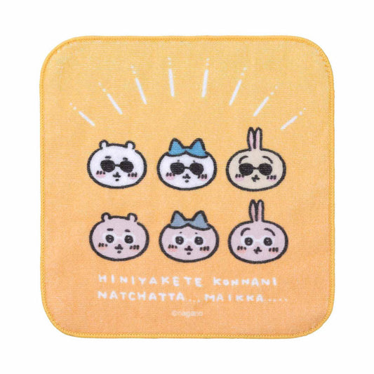 ちいかわ観光 ハンドタオル（サングラスなみんな）