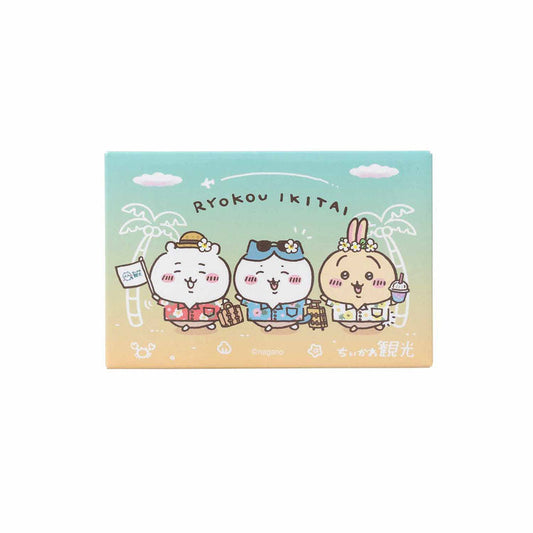 Chiikawa Tourism Square Magnet (Want to Travel)