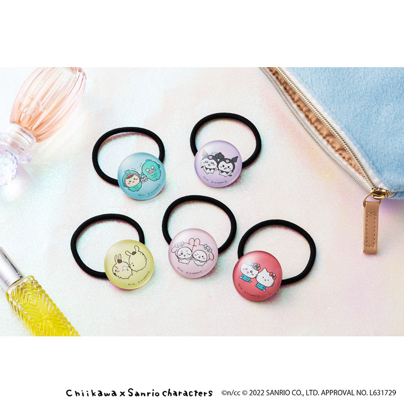 Chikawa x Sanrio Characters Glass Hair Gum (Chiikawa My Melody)