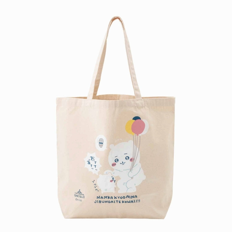 Chikawa Waku Waku Yunchi Large Tote Bag (Cats)