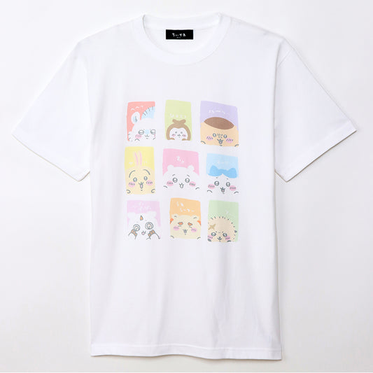 ちいかわ Tシャツ ひょっこりのぞく ホワイト