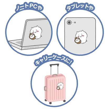 ちいかわ ビッグクリアステッカー パジャマ