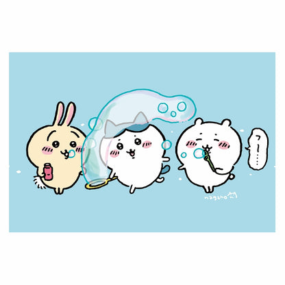 吉伊卡哇 明信片②香皂泡泡