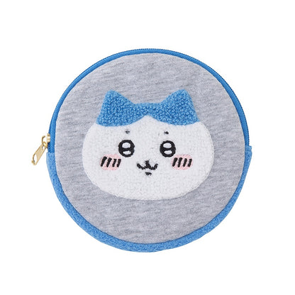 Chiikawa Sagara Embroidered Round Pouch (Hachiware)