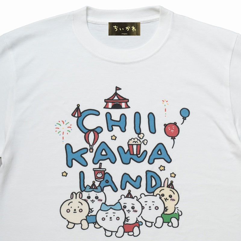 ちいかわらんど Tシャツ ちいかわカー ホワイト