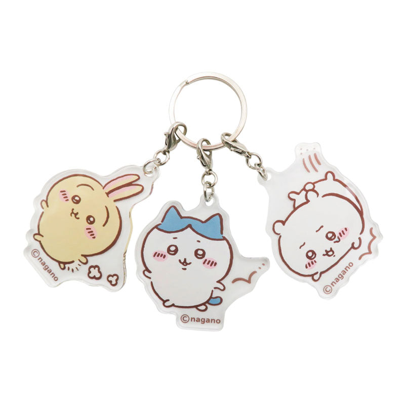 Chiikawa 3 acrylic key chain (Chikawa / Hachiware / Rabbit)