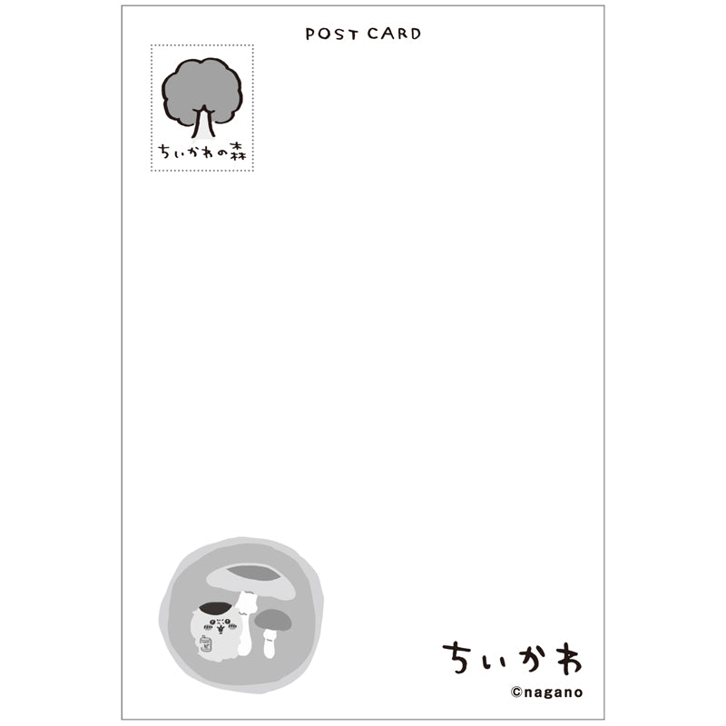 吉伊卡哇 明信片（2）蘑菇ON