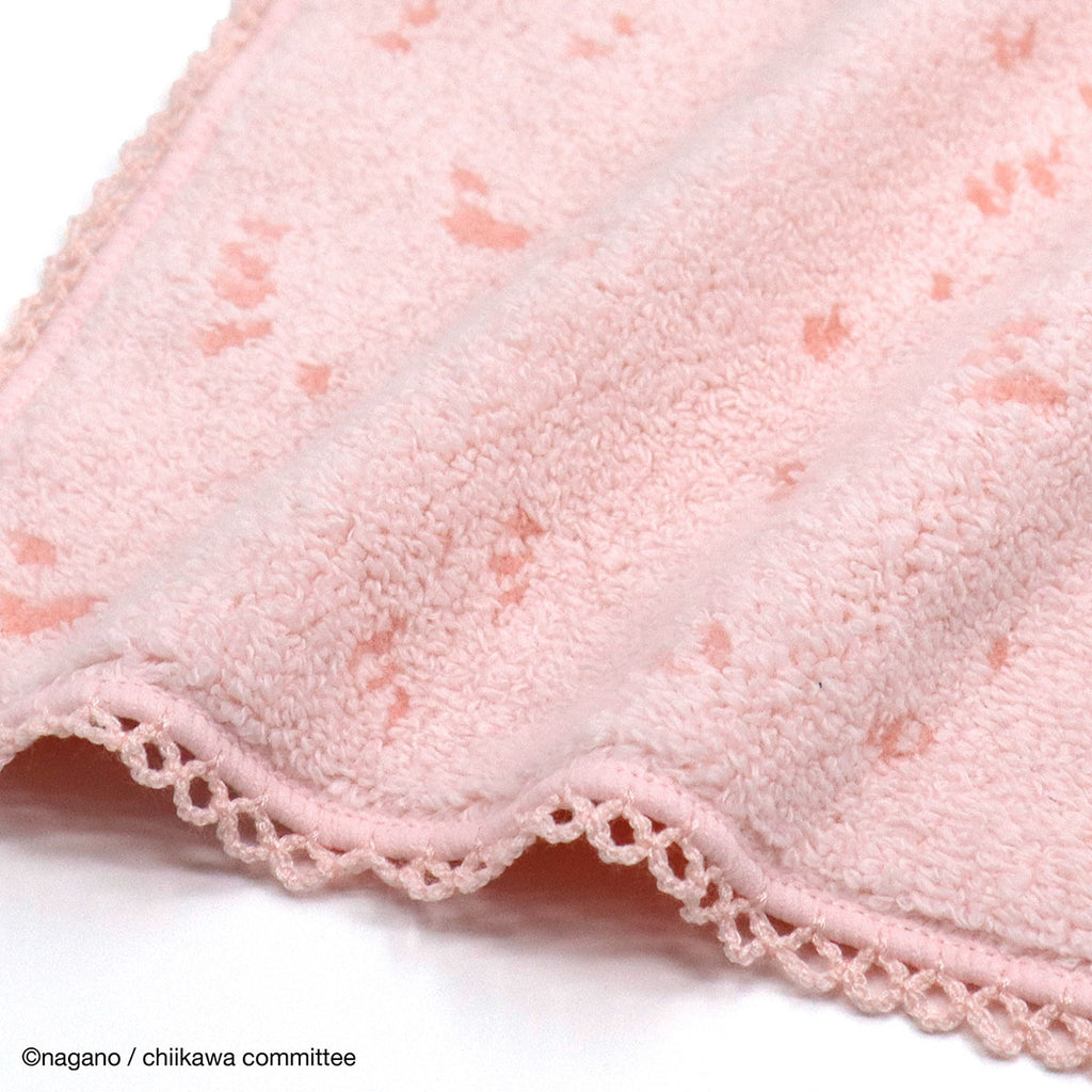 Chiikawa Towel Handkerchief (Kusamura Pink)