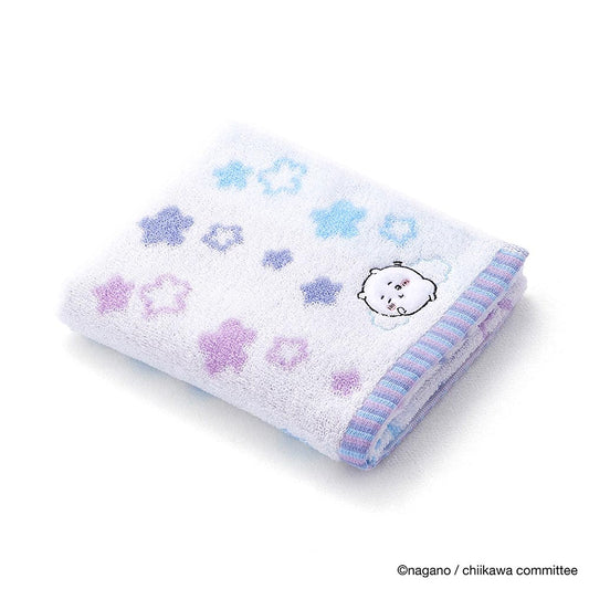 Chiikawa Face Towel (Pop Star Blue)