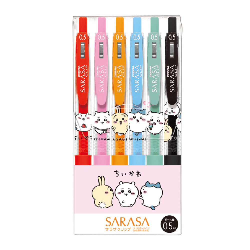 吉伊卡哇 SARASA原子筆6色套裝