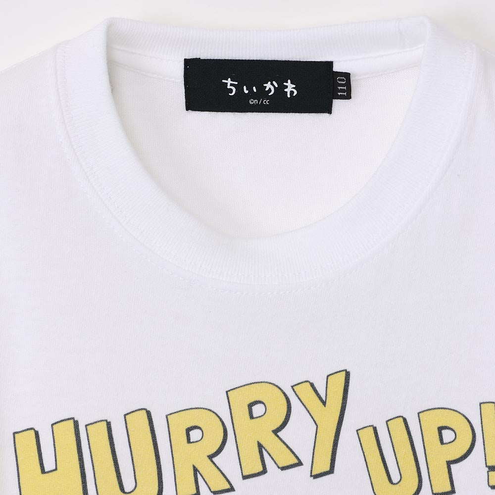 Chikawa Aquarium Kids T-襯衫Harry Up White（帶有海龜鏡）