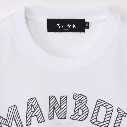 ちいかわ水族館 キッズTシャツ マンボウ ホワイト（カメミラー付）