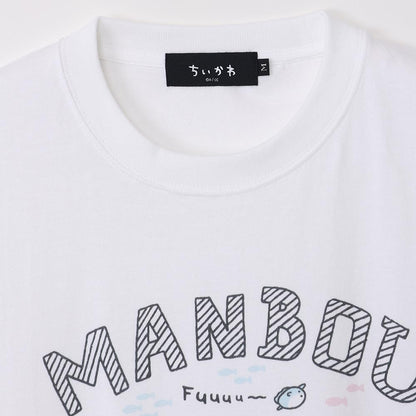 ちいかわ水族館 Tシャツ マンボウ ホワイト（イカミラー付）