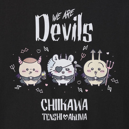 ちいかわ てんし♡あくま Tシャツ（WE ARE DEVILS スミ）