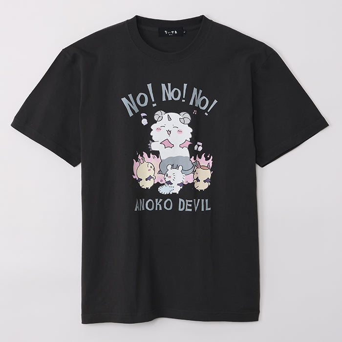 吉伊卡哇 天使?恶魔 T恤（ANOKO DEVILS 墨黑）