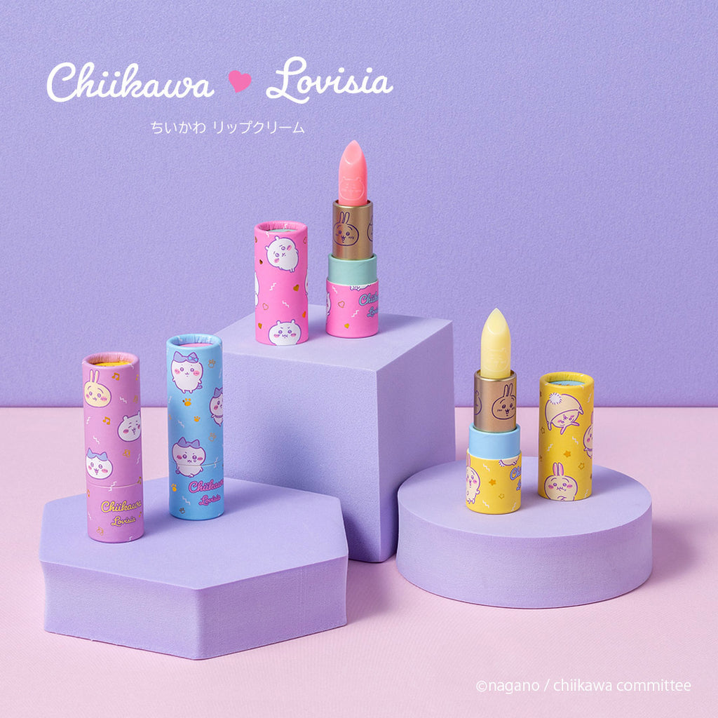 Chikawa Lovisia Lip Cream (Chikawa & Hachiware & Rabbit)