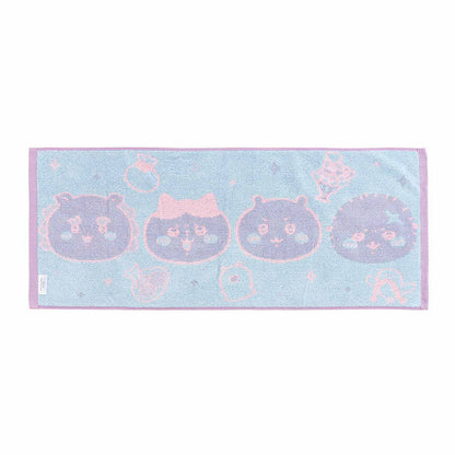 Chiikawa Jacquard Face Towel (Pink)