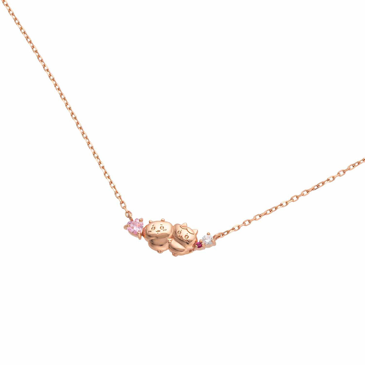 [Pre-order]Chiikawa Silver Necklace (Best Friends), Expected to Ship in Early March 2023]