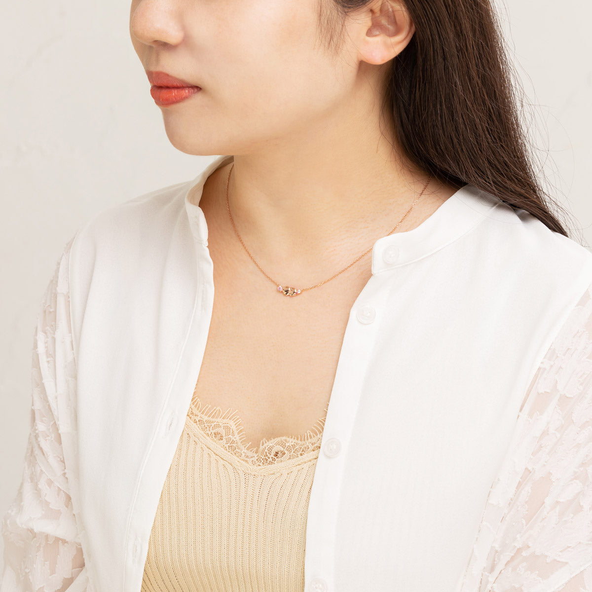 [Pre-order]Chiikawa Silver Necklace (Best Friends), Expected to Ship in Early March 2023]